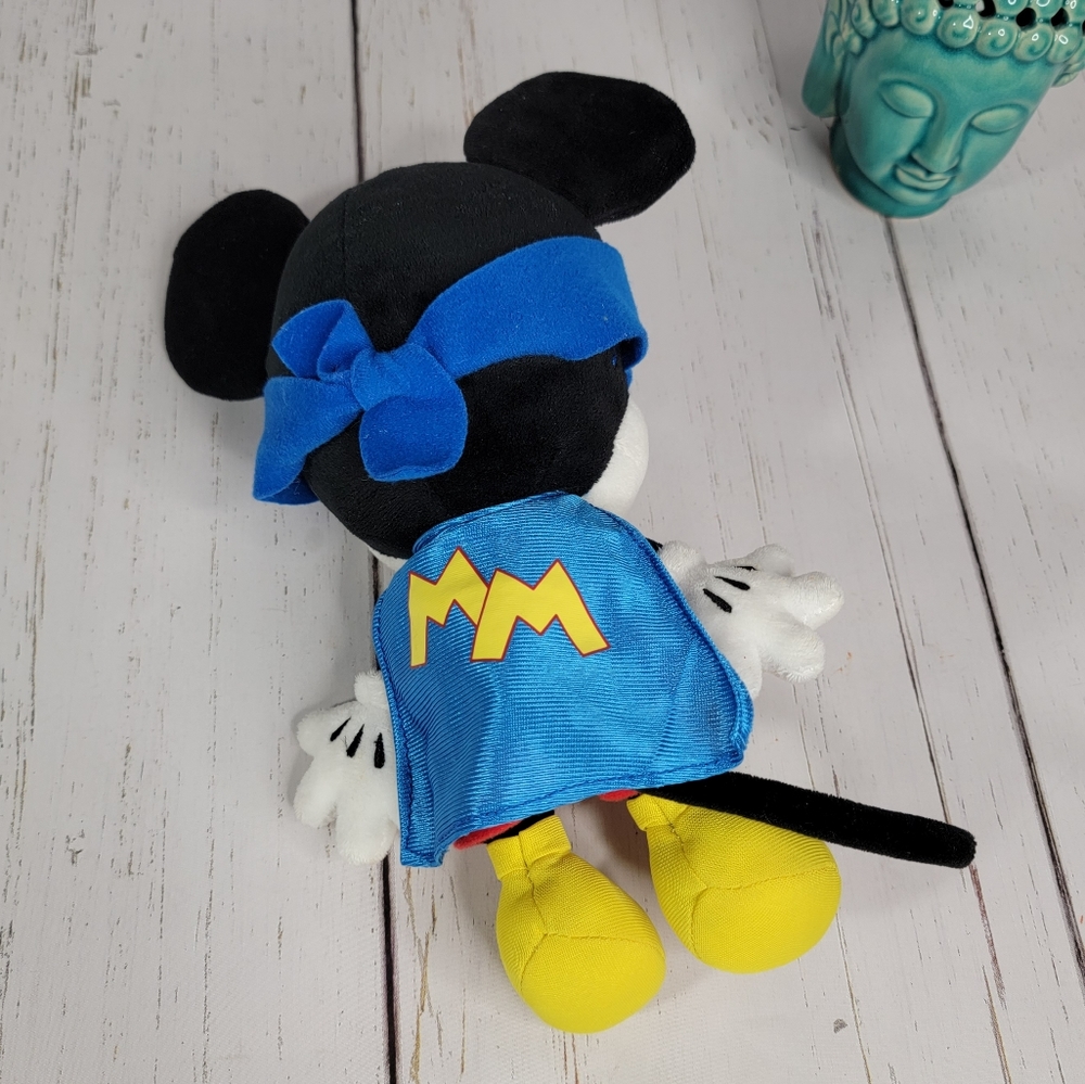 Hallmark Disney Mickey Mouse Super Hero Vintage Plush Stiffed Toy Small - Picture 8 of 12